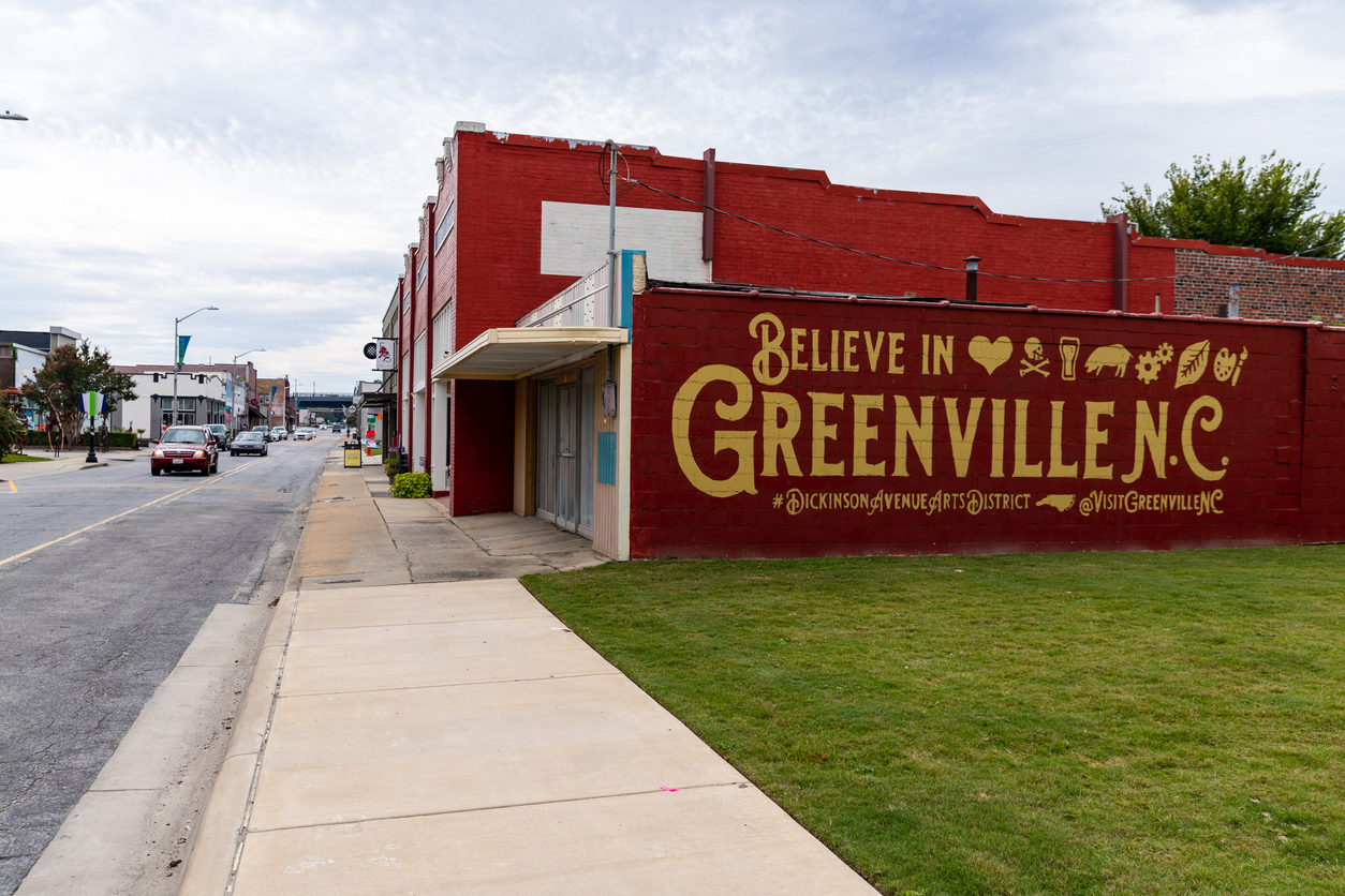 Panoramic Image of Greenville, NC